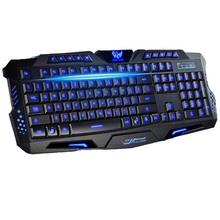 Best English Version Tri-color LED Backlight Flyingcolors Mechanical Touch Gaming Advanced Keyboard Game Keyboard for PC Laptop