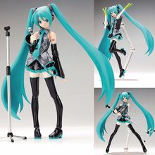 Горячий оригинальной коробке аниме Volcaloid хацунэ мику Figma # 014 PVC коллекционная модель игрушки 15 см Brinquedos детей игрушки