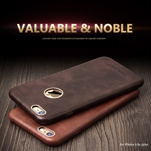 QIALINO For iphone 6 & 6s case Calf Skin Leather case for iphone6 6s/plus Unique Design with Golden Frame cover for 4.7/ 5.5inch