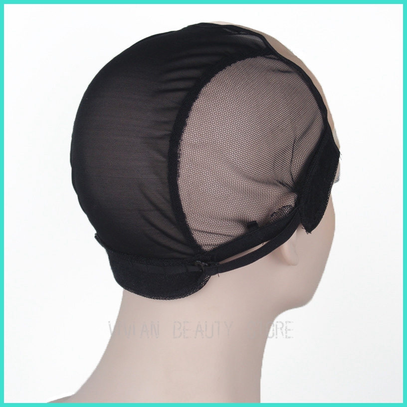 mesh wig cap with adjustable straps