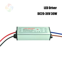 High quality led driver 12V 30w 900mA led power supply floodlight driver (10 series 3 parallel) waterproof IP65 free shipping