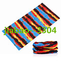 For Free Shipping 10pieces lot100 polyester Microfiber Flower Multifunctiona Seamless tube Bandana