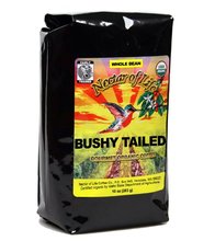 Bushy Tailed Dark Roast Coffee from Nectar of Life Whole Bean Coffee Full Body Thick Citrus