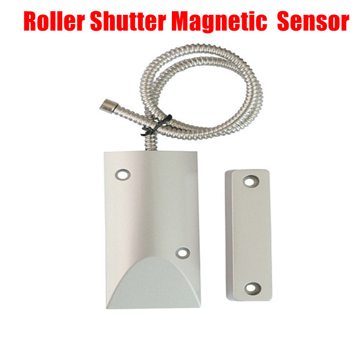 Minimalist Roll Up Garage Door Alarm Sensor with Simple Decor