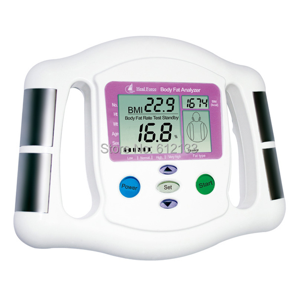 Digital LCD Handheld BMI Tester Body Fat Monitor Body fat percentage