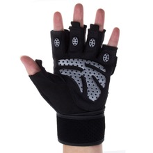 Gym Body Building Training Fitness Gloves 1 Pairs Sports Weight Lifting Exercise Slip Resistant Gloves For