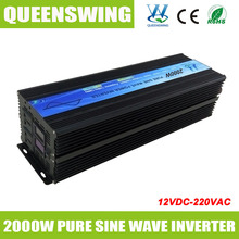 QUEENSWING High frequency 2000W Pure Sine Wave Power Inverter with digital display QW P2000B