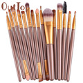 Best Deal New Good Quality Professional 15 pcs Sets Eye Shadow Brush Foundation Eyebrow Lip Brush