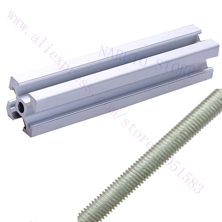 Reprap FoldaRap 3D Printer 20x20mm Aluminum Profles extrusions 6mm Slot 5 200mm 6 300mm FoldaRap M5