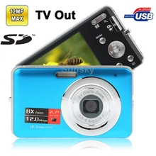 Free Shipping DC E70 3 0 Mega Pixels 8X Zoom Digital Camera with 2 7 inch