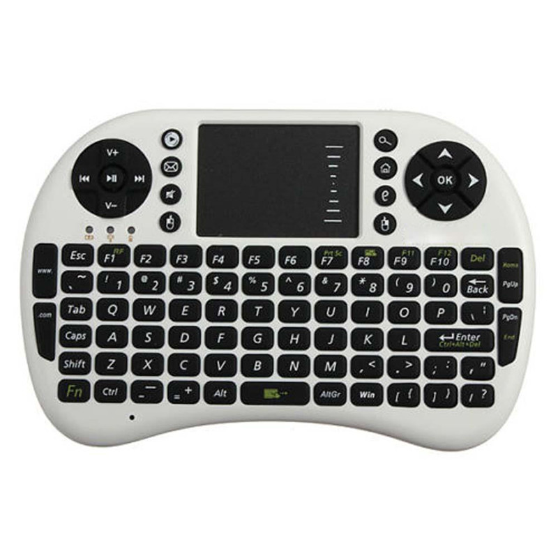 2016 new hiqh qulity Mini 2.4GHz Wireless Keyboard English Air Mouse Keyboard Remote Control Touch pad TV Box Tablet PC laptop