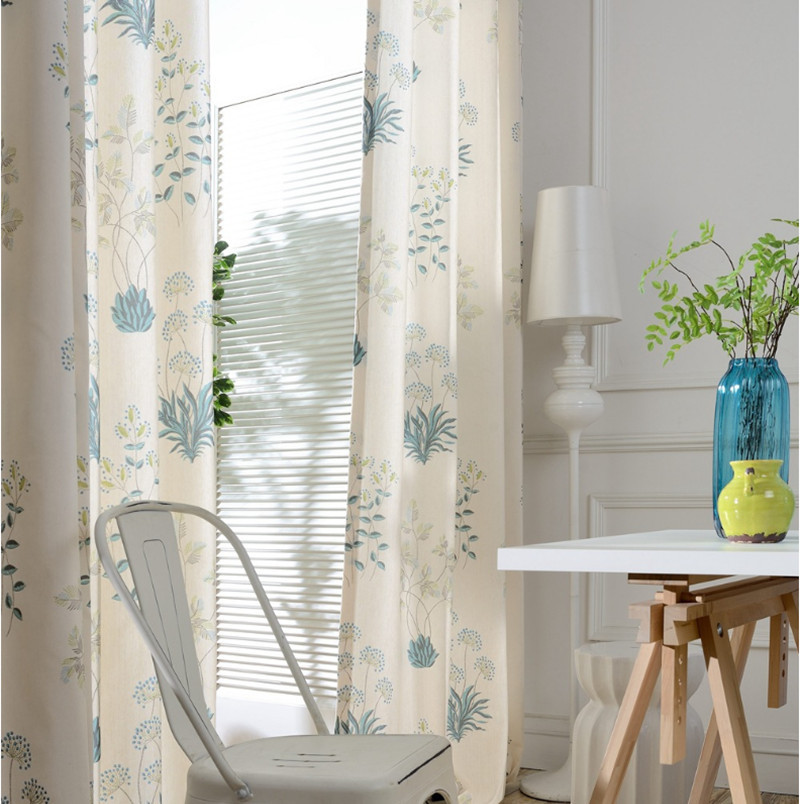 juyang nao flores bonitas e cortinas padrao impresso grama cortinas blackout macias e confortaveis blackout curtains curtain patternprinted curtains aliexpress