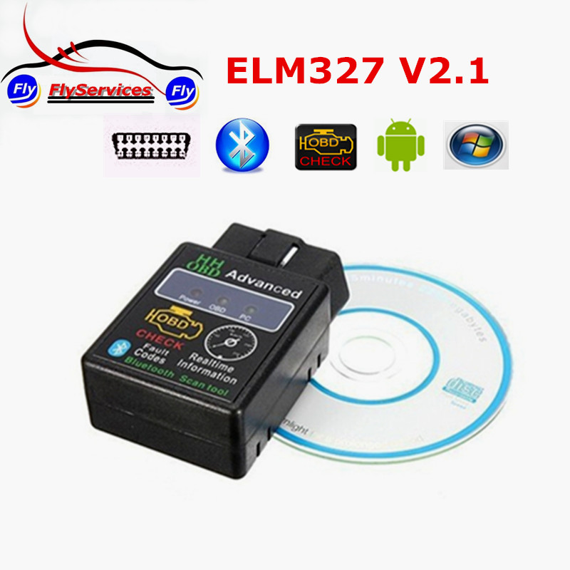    HH OBD ELM327 Bluetooth OBD2 ELM 327 V2.1     Andriod  