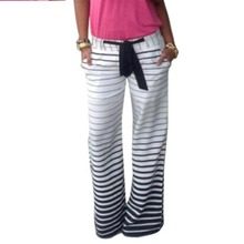 Women Long Pants Beach Harem Causal Wide Leg Gypsy Long Pants Palazzo Trousers Baggy 2016 New Fashion 01c0111