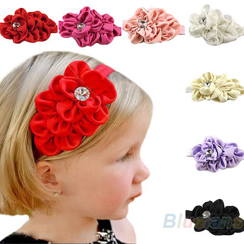 Baby Girls Chiffon Headband Hairbow Hairband Head Hair Band Flower Take Photo Beauty Accessories hot Selling Wholesale