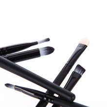 2015 New 6 PCS Make Up makeup Cosmetics Brushes Eyeshadow Eyeliner Nose Smudge Tool Set Kit