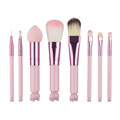 8pcs set Pink Makeup Brushes Set Kit Pro Cosmetics Foundation Powder Blush Nasal Eye Shadow Eyeliner
