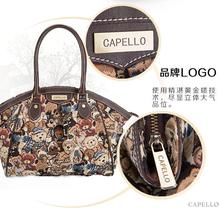 CAPELLO Bear Printing shells hobos 2015 New trend European style handbag shoulder bag fashion handbags brand