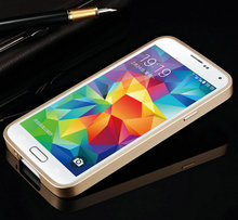 Luxury S5 Slim Aluminum Case for Samsung Galaxy SV S5 i9600 Caso Capa Full Protective Hybrid