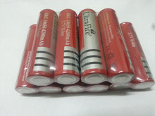 10Pcs 4200mAh 3 7V 18650 Rechargeable Battery Uitra Firc For CREE Flashlight Torch Handlamp Free Shipping