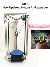 New updated auto leveling KOSSEL ROSTOCK reprap delta diy 3d printer kit with heatbed DLT 180