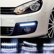 2pcs/lot Super White 8 LED Daytime