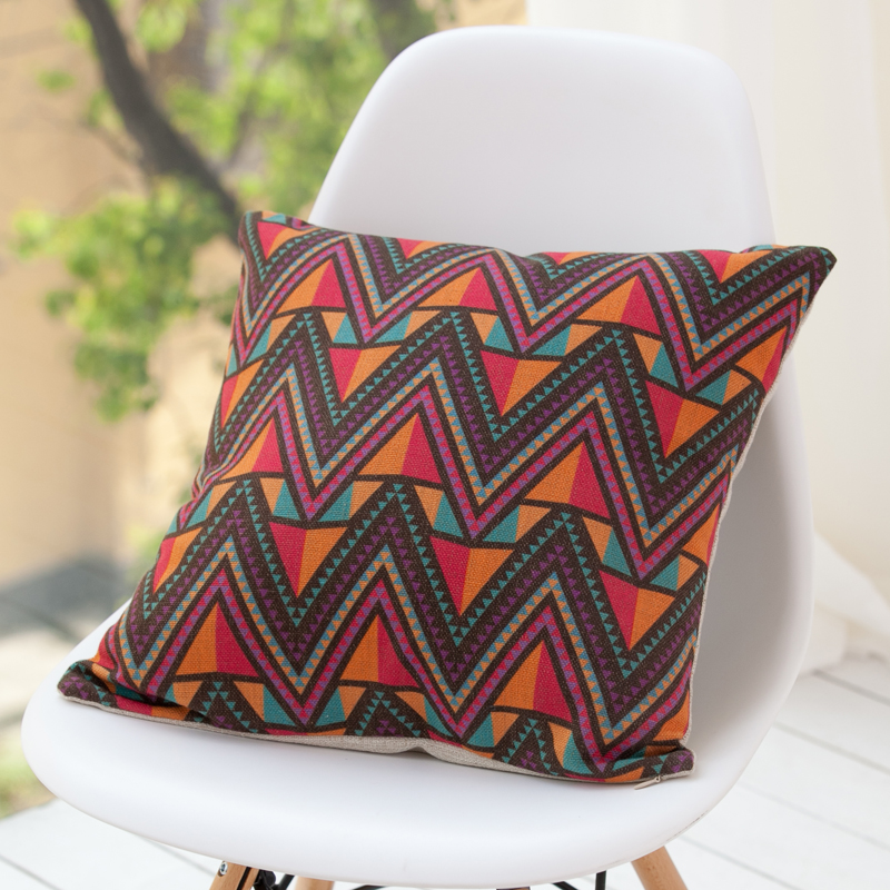 Retro-Indian-Folk-Pop-Linen-Cotton-American-Rural-Cushion-Pillow-Cover-Bed-Set-Decorative-For ...