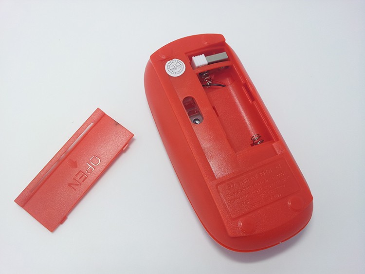 Wireless Mouse - Red_Back