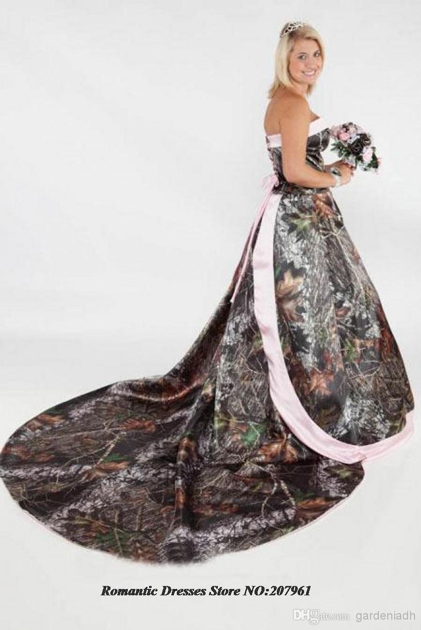 Camo wedding dress magazines