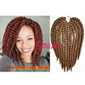 Havana Mambo Twist Braids 80gram 12inch Synthetic Crochet Braids Hair Extension 12pcs Pack Black Brown Golden