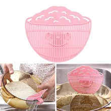 Leaf Shape Rice Wash Sieve Beans Peas strainer Cleaning colander Gadget Rice Washing Device kitchen accessories cooking tools