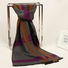 Hot Sale! Tartan Scarves Men Winter New Brand Fashion Patchwork Scarf for Men Design Cozy Warm Long Scarf Cotton Tassel Wrap