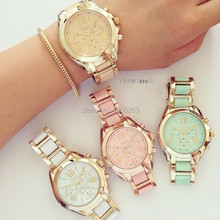 2016 new hour Quartz Watch Men Women Geneva Reloj Ladies Clock Relogio Metal Geneva wristwatch for women new Relogio Feminino