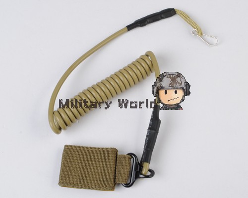 Airsoft Tactical Single Point Pistol Handgun Spring Lanyard Sling Quick Release Shooting Hunting Army Combat Gear