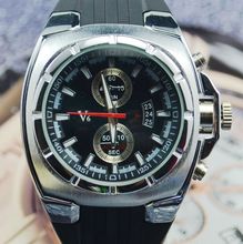 V6 2013 cuarzo reloj de hombres reloj reloj de moda ocasional q007