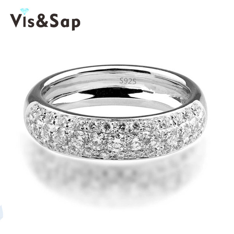 Simple style ring engagement wedding Rings for women 18k