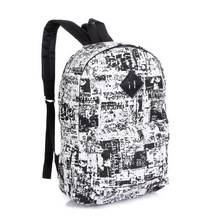 New 2015 casual canvas travel backpack fashion school bags for girls boys plaid printing backpack shoulderbagsHBE19