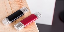 Mobile phone computer dual usb flash drive flat twin plug pen drive OTG USB Flash 2.0 Memory Drive Stick Pen/Thumb/Car S245
