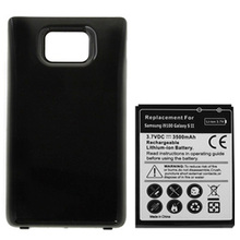 Quite a Bargain 3500mAh Mobile Phone Battery for Samsung i9100 Galaxy S2 With Cover Back Door  Europe Version Hot Sale Black