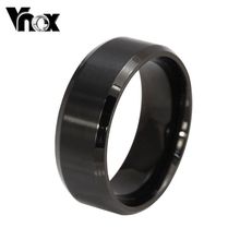 Fashion black men ring stainless steel ring o the jewelry wholesale  wedding rings