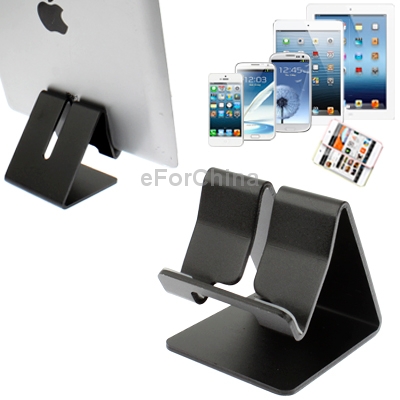 Universal Aluminum Smartphone Stand for New iPad 3 iPad 4 2 iPhone 5 4 samsung Galaxy