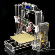2016 High Precision reprap prusa i3 3d printer DIY kit full acrylic frame 3DPrinter Marlin firmware