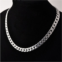 2016 New fashion classic design Women’s Jewelry necklace 5MM Silver Plated Box Venice Necklace Chains With Lobster Clasps