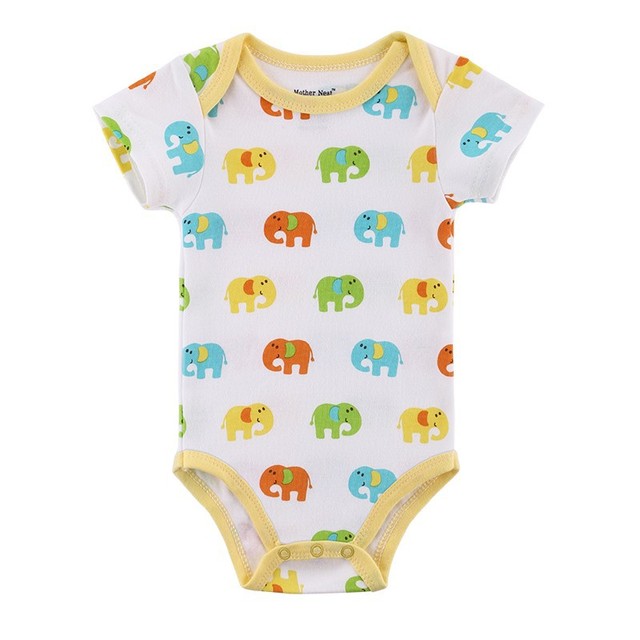 Baby Rompers Baby Boy Девушка Ползунки С Коротким Рукавом Новорожденных Детская Одежда Новорожденных детская Одежда