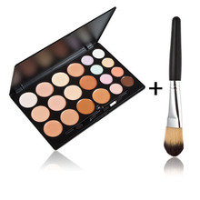 Pro 20 Color Concealer Camouflage Professional Makeup Cosmetic Palet Brush Free Shipping