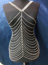 2015 hot sale Halter Lingerie Sexy Showgirl Shoulder Necklace Exotic Bra Chain Harness Slave Full Body Chain Jewelry BY76