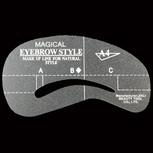 24PCS 2015 hot paragraph Miaomei Tools Eyebrow stencils 24 Styles reusable eyebrow card brow DIY Miaomei