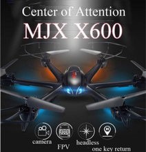 MJX X600 RC quadcopter 2.4G 6-axis 4CH RC helicopter drone can add C4005 FPV Wifi camera VS Syma X5SW CX-30W x400-1