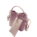 Fresh Style Bucket Bag Simple Gorgeous Mother Child Bag Ladies Shoulder Bag Utilitarian Concise Drawstring Women