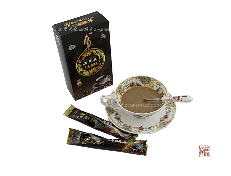 Jin Lihua activity Ginseng coffee Changbai mountain specialty instant cafeteira espresso wholesale cafetera 2015